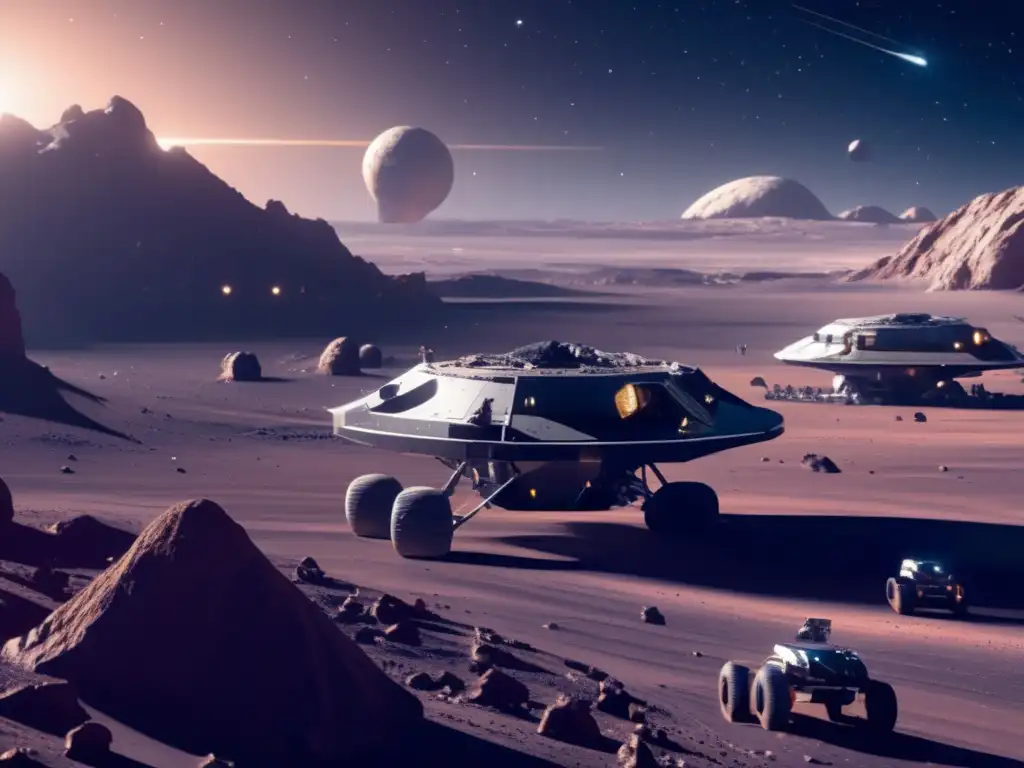 Minería espacial en asteroide Oasis Actividad en asteroide Oasis: Abastecimiento de agua en espacio