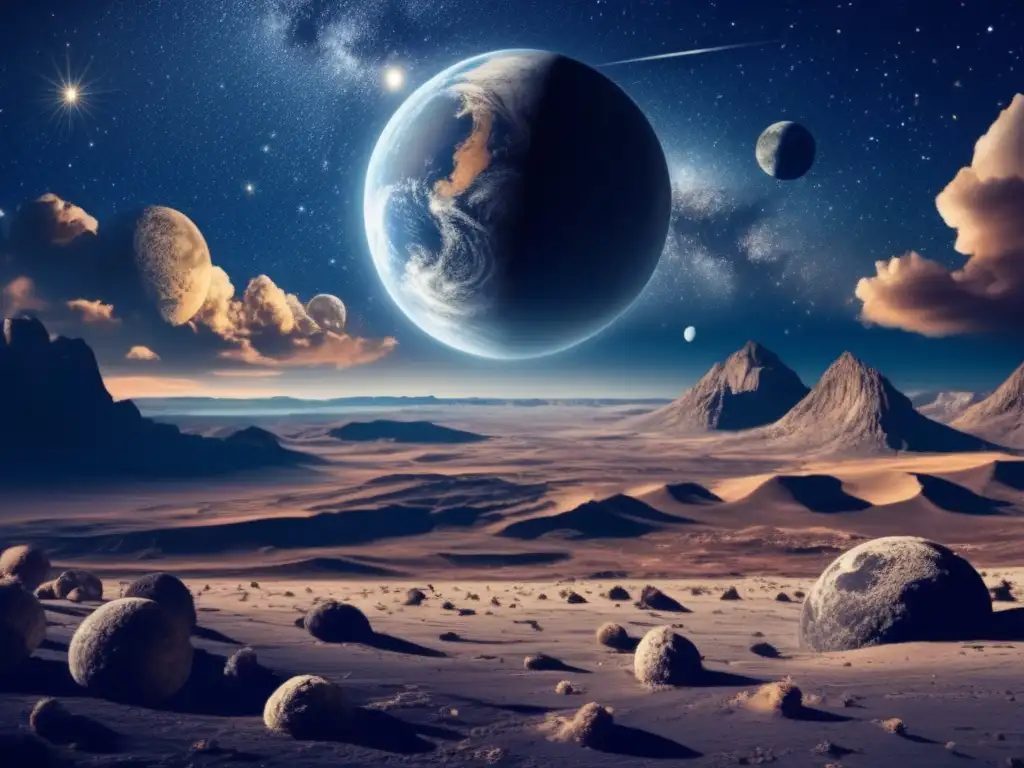 Alta resolución de la Tierra, la Luna y un asteroide: IA y estrategia comercial en el espacio