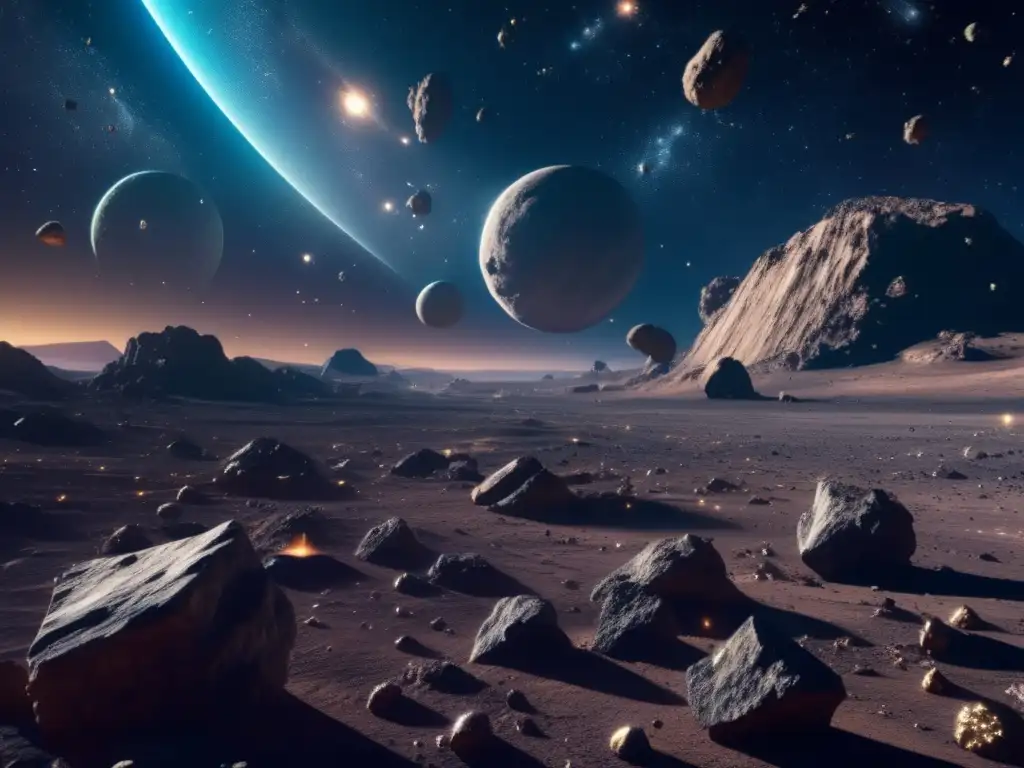 Ambiente alterado por minería asteroides: Mitigación impacto ambiental minería asteroides