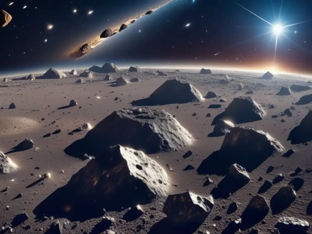Campo de asteroides asombroso Asombroso campo asteroidal resalta escasez de metales en la Tierra