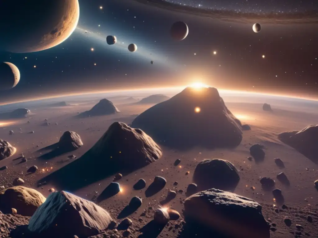 Asteroid belt: extracción de metales preciosos en asteroides