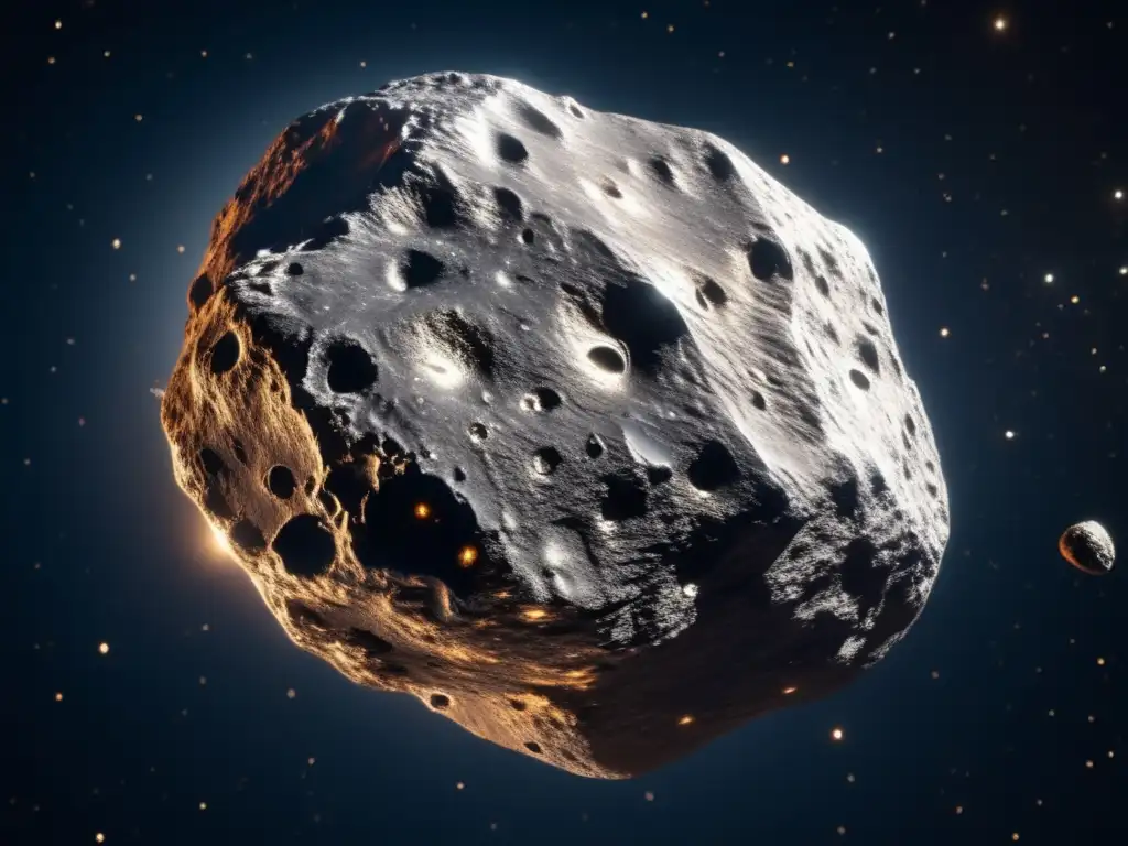 Asteroide metálico en el espacio Asteroida metálicos: Origen y misterios del cosmos
