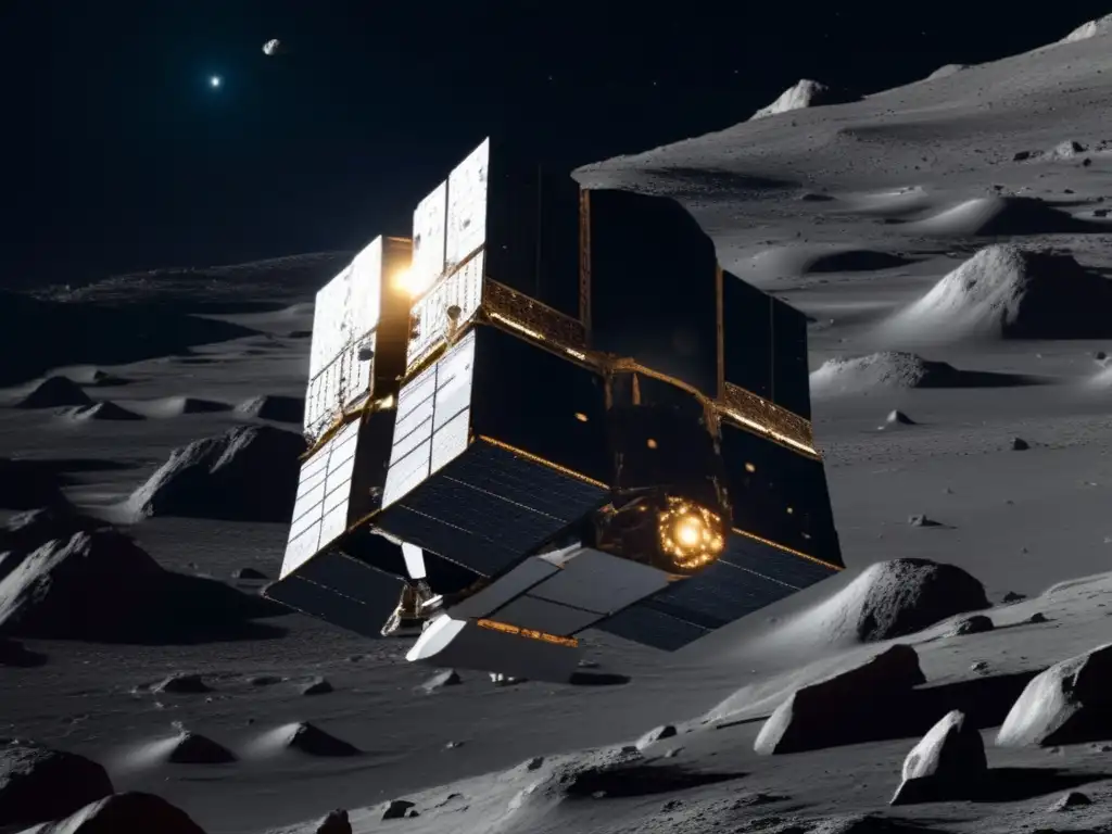 Rosetta explorando el asteroide Lutetia Misión Rosetta y asteroide Lutetia: Exploración espacial con detalle asombroso
