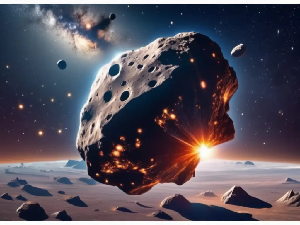 Asteroide masivo acercándose a la Tierra, resalta urgencia y peligro