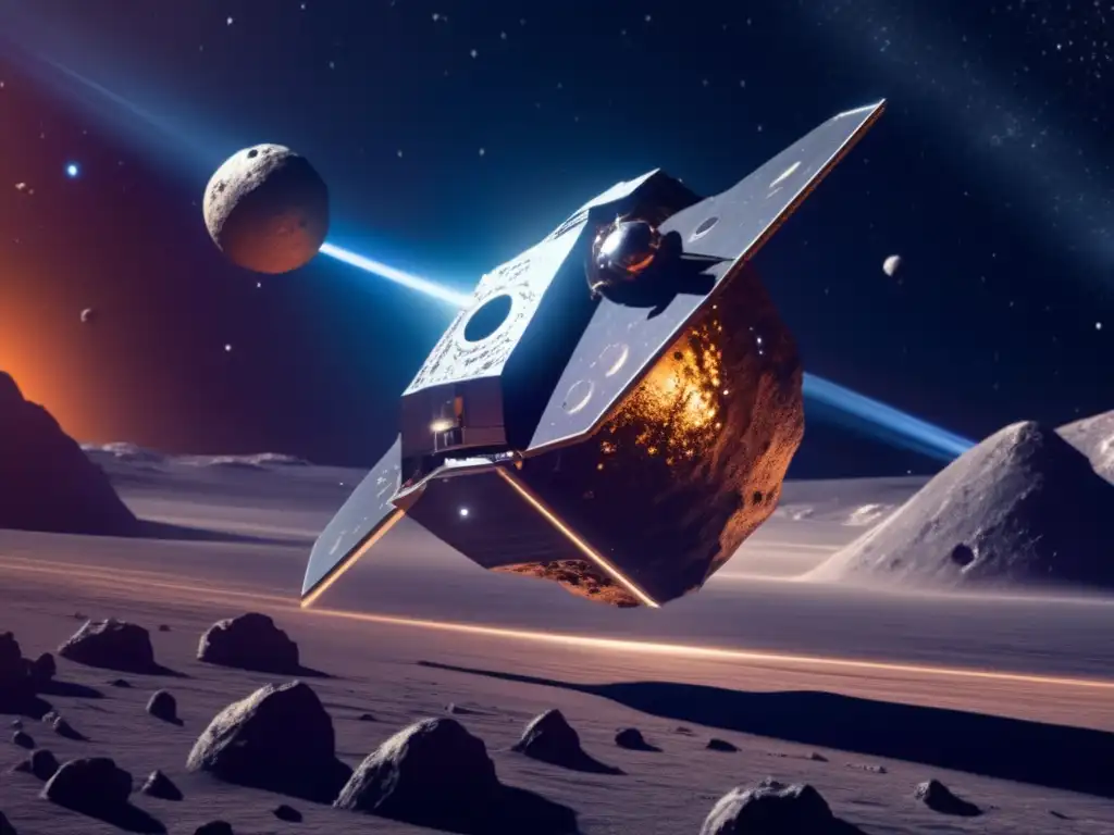 Aproximación a asteroide metálico en el espacio: la exploración científica revela misterios de asteroides metálicos en el sistema solar