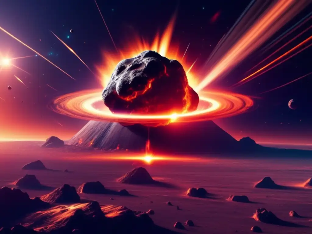 Impacto catastrófico: asteroide 8k hacia la Tierra Asteroide impactando la Tierra: Consecuencias catastróficas y legislación internacional