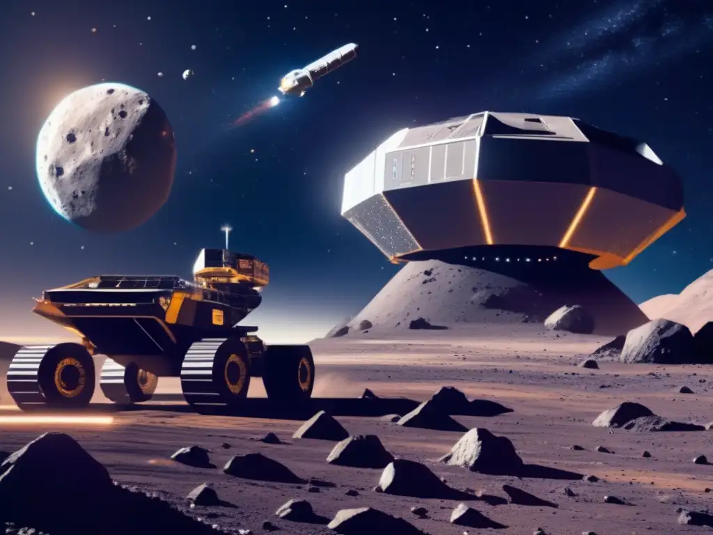 Exploración y extracción de asteroides en acción