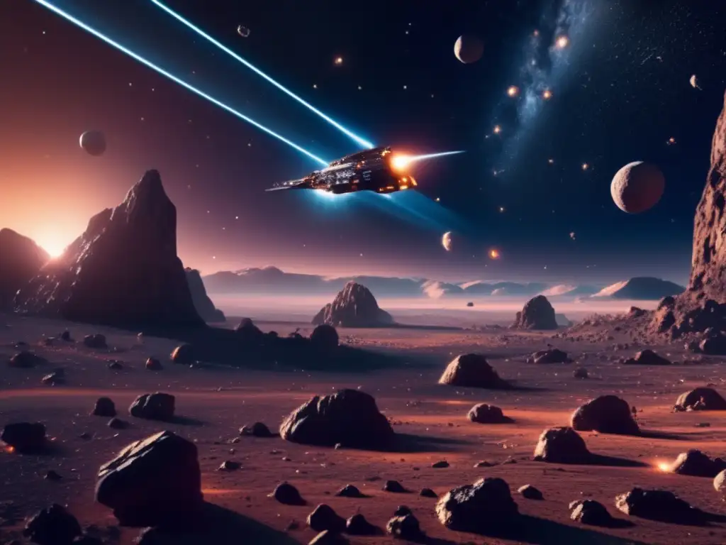 Campo de asteroides: AI y automatización Explotación de asteroides con IA: Val