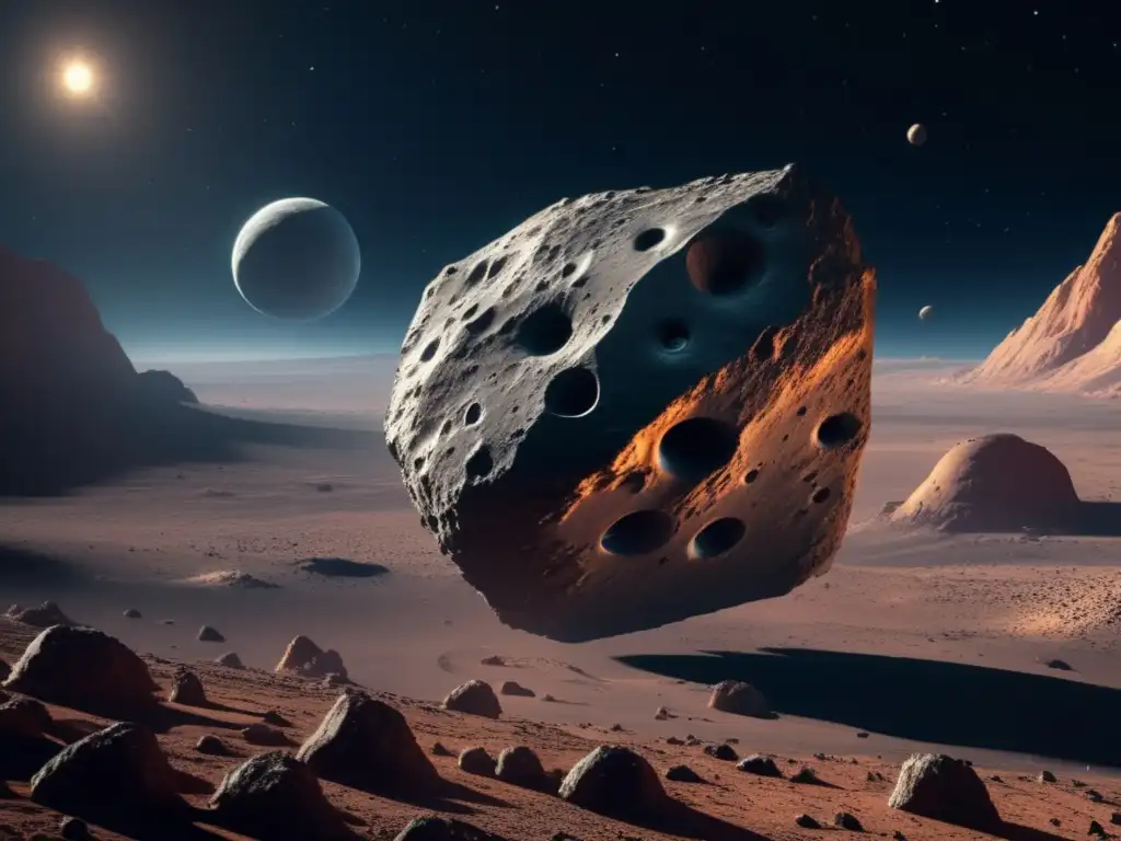 Asteroida basáltico en el espacio Asteroides basálticos: exploración y futuro de la conquista espacial