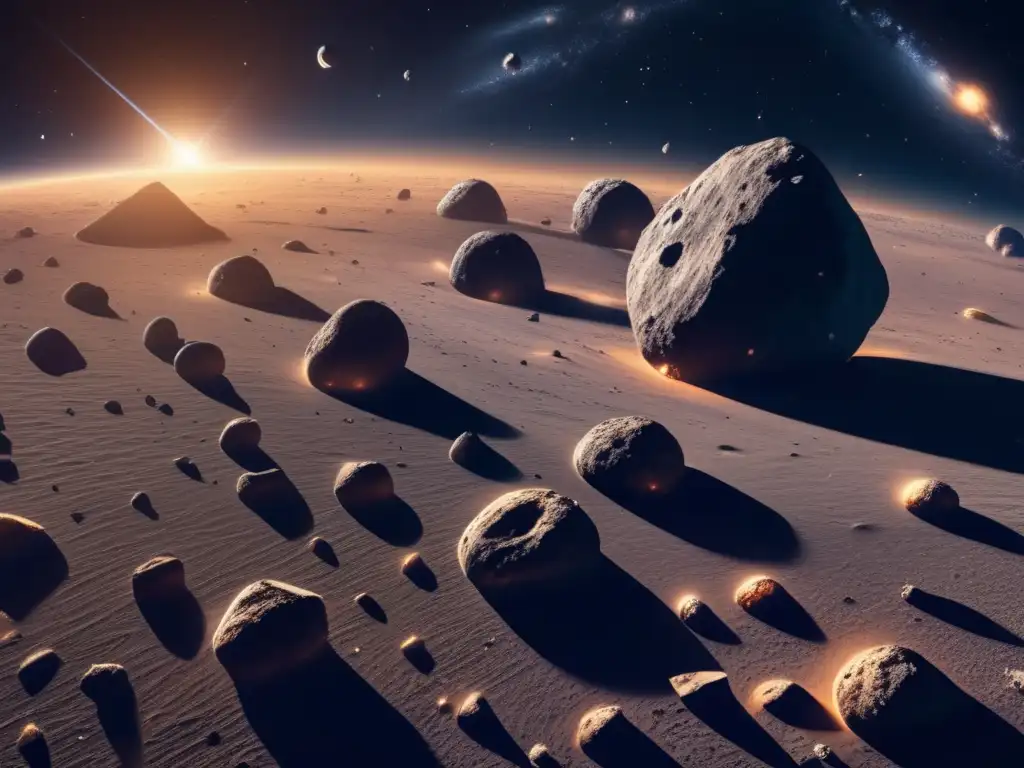 Maravillas del espacio: asteroides y nebulosas Explotación de asteroides: beneficios económicos del universo