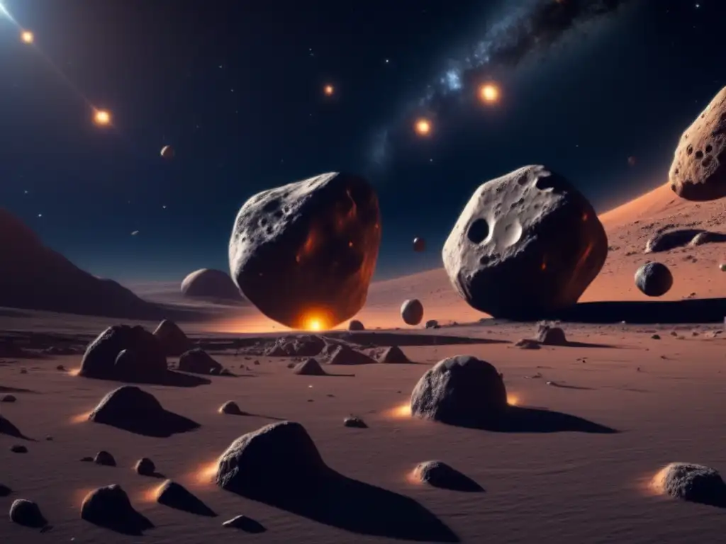 Sistema binario de asteroides en el espacio Asteroides binarios: teorías colisión cósmica