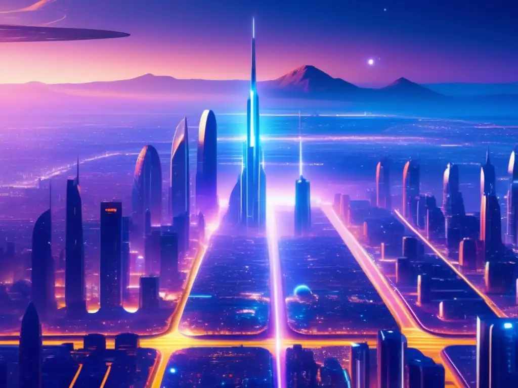 Futurista ciudad espacial en el cosmos Transformación social mediante explotación de asteroides en una ciudad futurista en el espacio