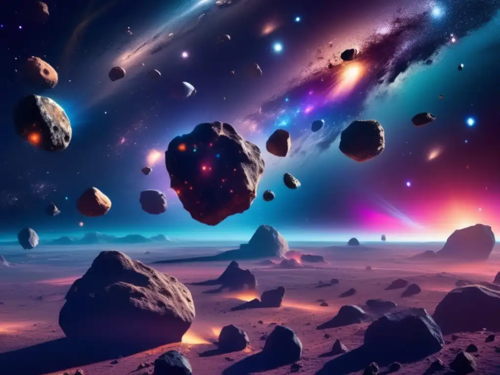 Esplendor cósmico: asteroides y planetas Asteroides y creencias espirituales en el universo