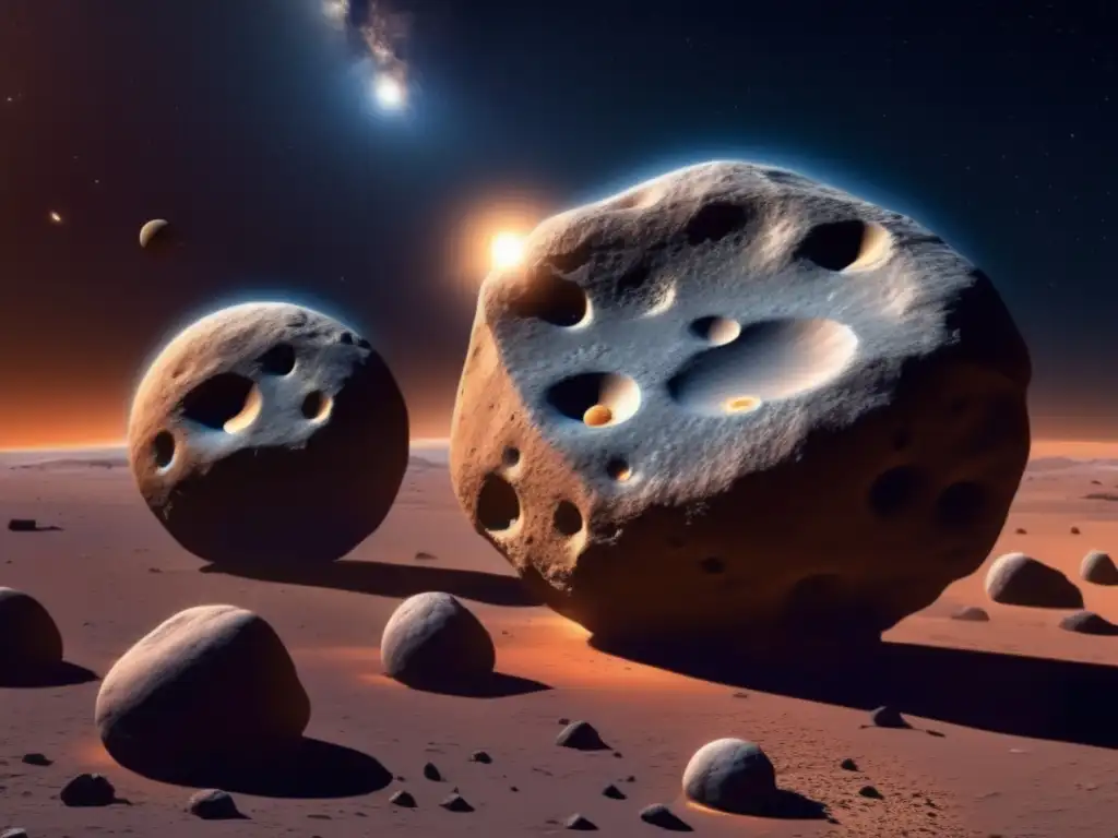 Ultradetalle de binario asteroide system Asteroides doble núcleo: rareza en el universo