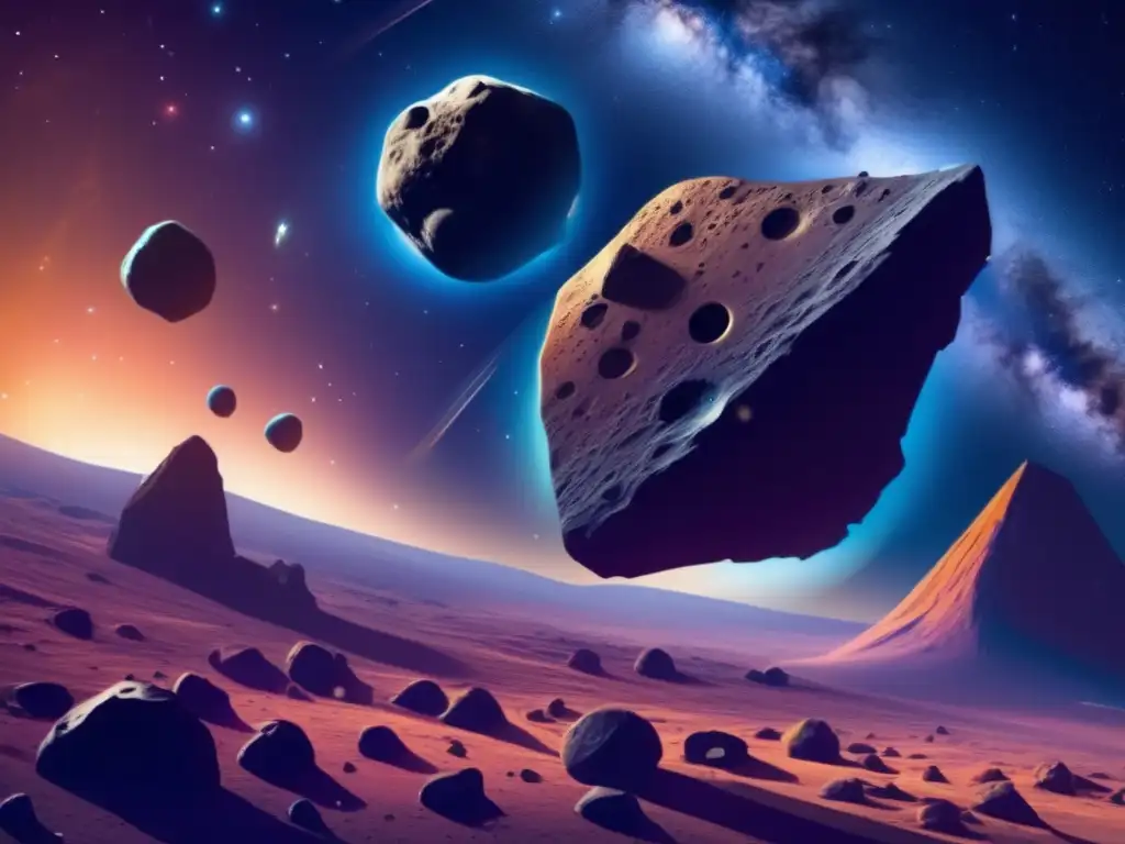 Formación de asteroides de doble núcleo Asteroides doble núcleo: rareza en el universo