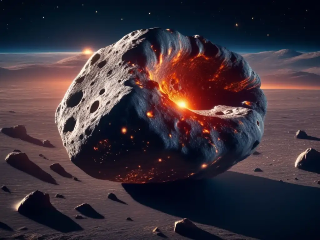 Asteroide masivo flotando en el espacio Asteroides: enseñanzas sobre incertidumbre y destino