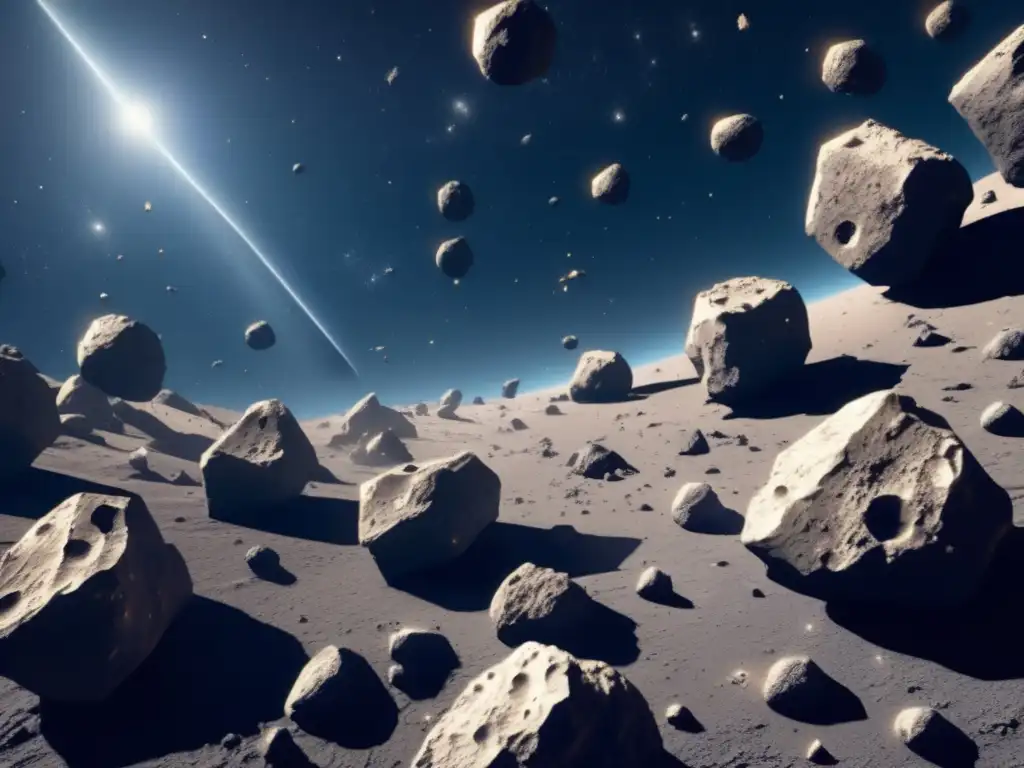 Asteroides irregulares flotando en el espacio Asteroides flotando en el espacio: Consecuencias del impacto en la Tierra