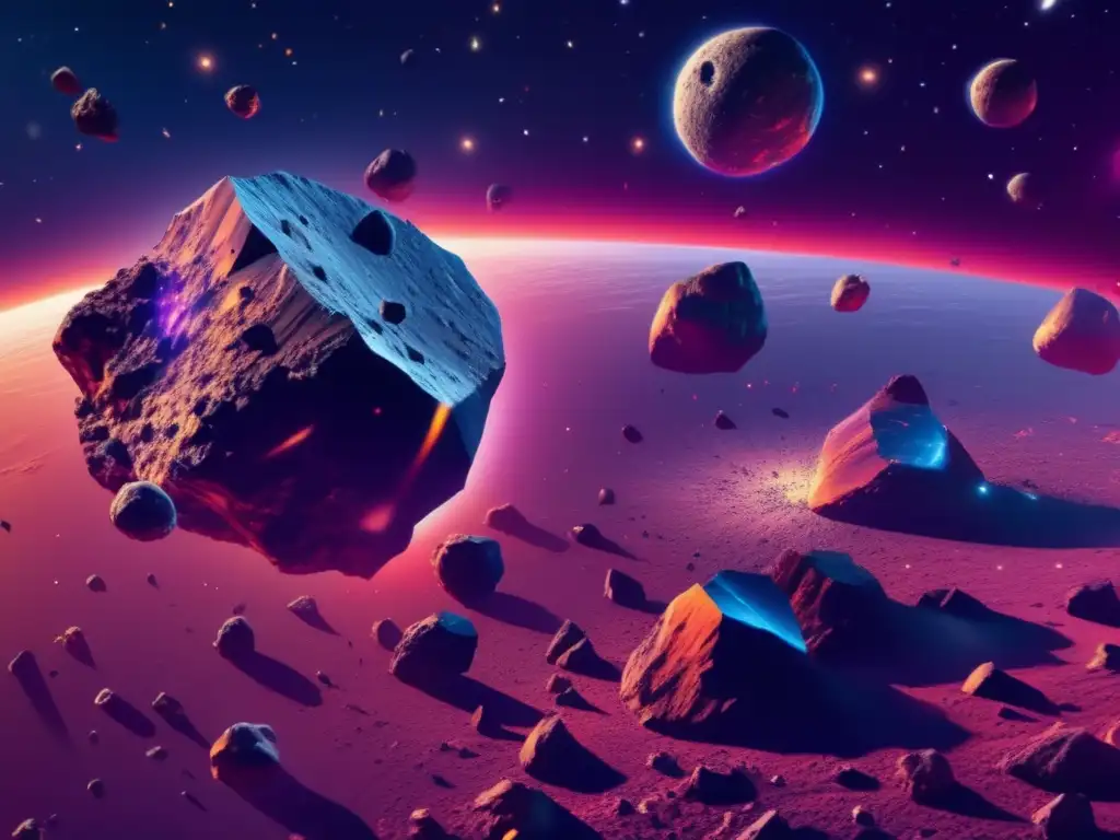 Asteroides híbridos flotando en el espacio Asteroides híbridos: enigma y apariencia en el espacio