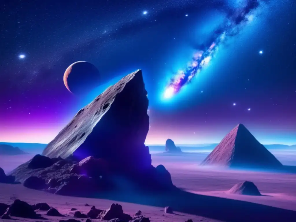 Exploración y explotación de asteroides en un increíble paisaje estelar