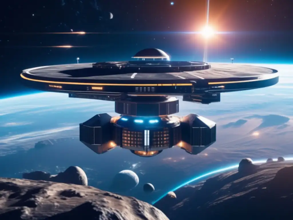 Estación espacial terraformando asteroides Terraformación de asteroides: líderes de la carrera espacial