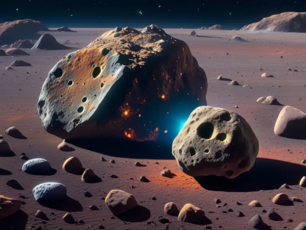 Fascinante colonización microorganismos en asteroide Colonización de asteroides por microorganismos