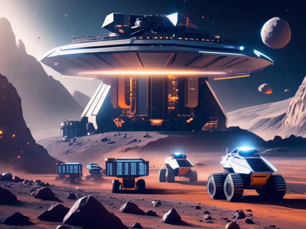 Futuro minero espacial en asteroide Detectando asteroides ocultos en rutas invisibles
