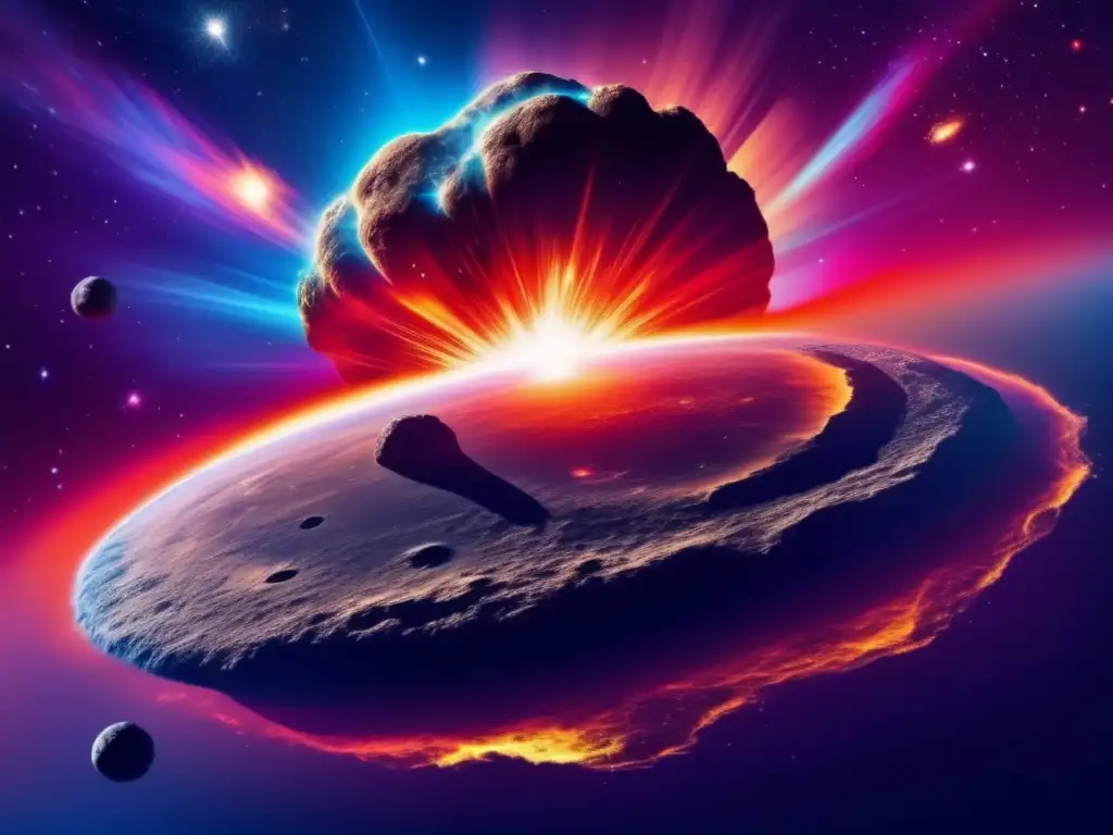 Asteroida amenazante impacta la Tierra Asteroides: Peligro y belleza cósmica