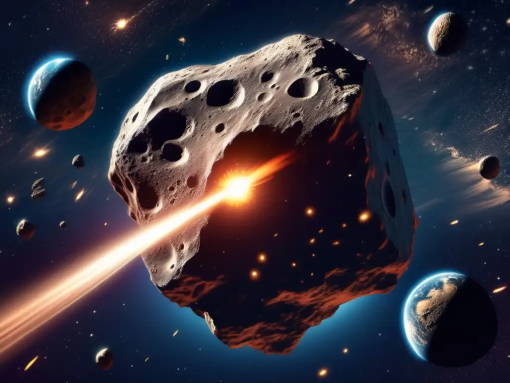 Asteroide en ruta hacia la Tierra Asteroides: Peligro inminente y aplicaciones educativas