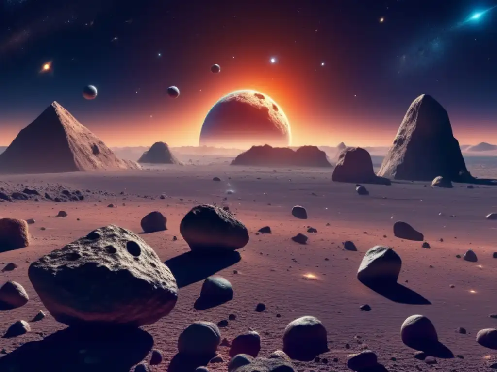 Asteroides flotando en el espacio: belleza y recursos Asteroides prometedores para minería en el espacio