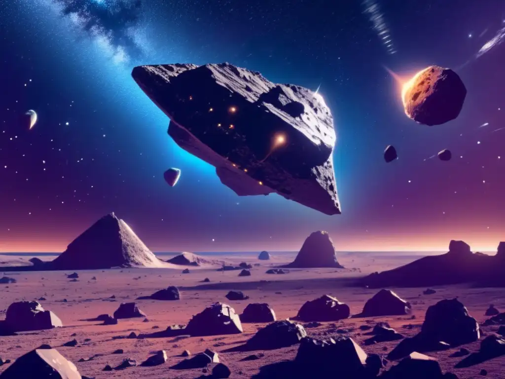 Asteroidas minados en el espacio Exploración asteroides: psique colectiva