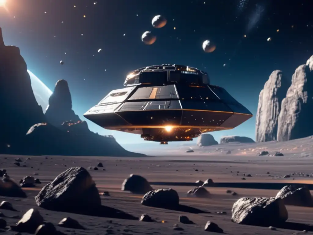 Automatización y IA en asteroides: Exploración y explotación de recursos en el cosmos
