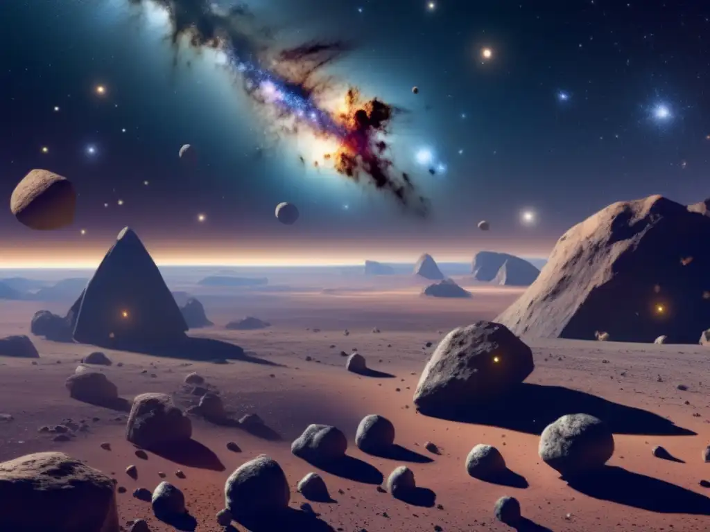 Asteroides silicatos flotando en el espacio Investigación sobre asteroides de silicato: oportunidades y desafíos