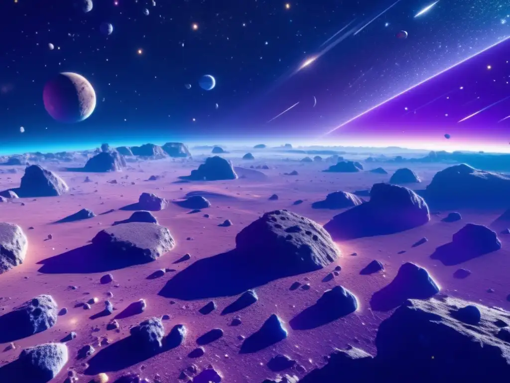 Captura detallada de asteroides silicatos en el cosmos Investigación sobre asteroides de silicato: oportunidades y desafíos en el cosmos