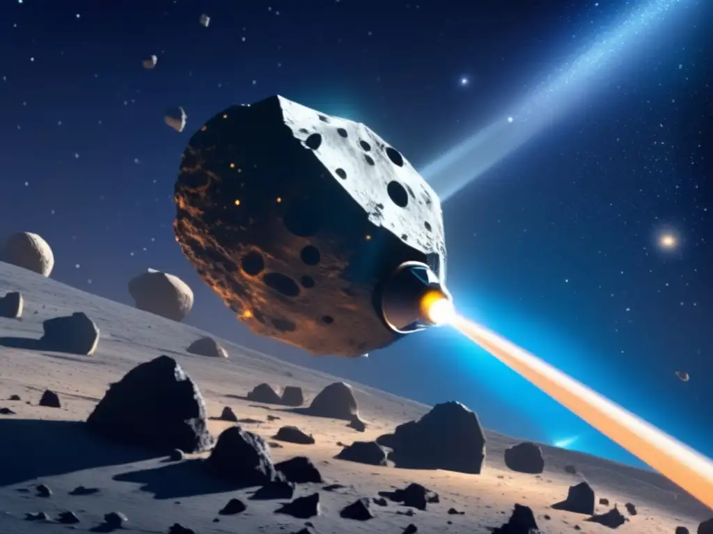 Tecnología futurista protege la Tierra Desviando asteroides para proteger la Tierra