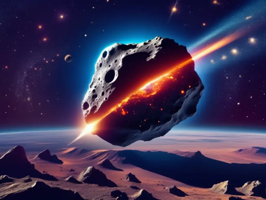 Asteroide masivo acercándose a la Tierra Asteroides en tierra: cráteres, peligro inminente