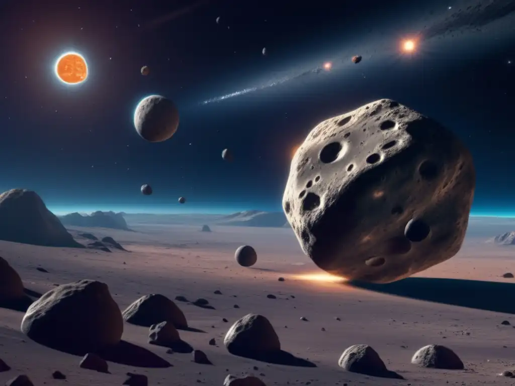 Misterioso mundo de asteroides Asteroides tipo D: cuerpos oscuros en el espacio