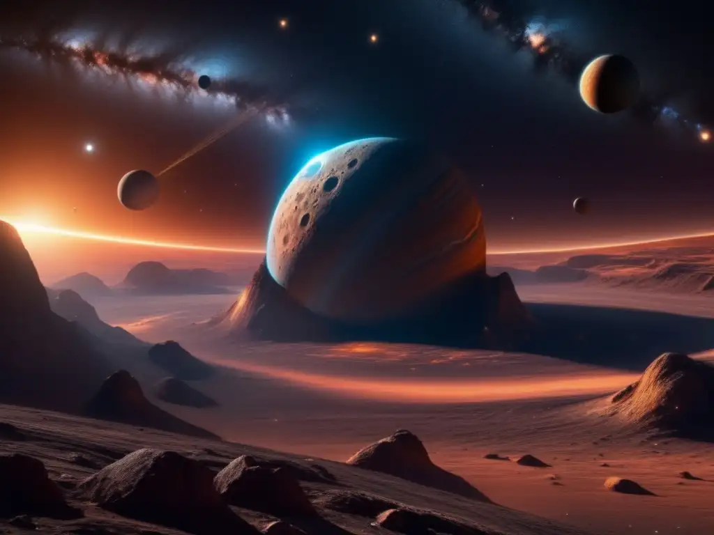 Majestuoso asteroide gigante entre planetas Asteroides troyanos gigantes: exploración y características