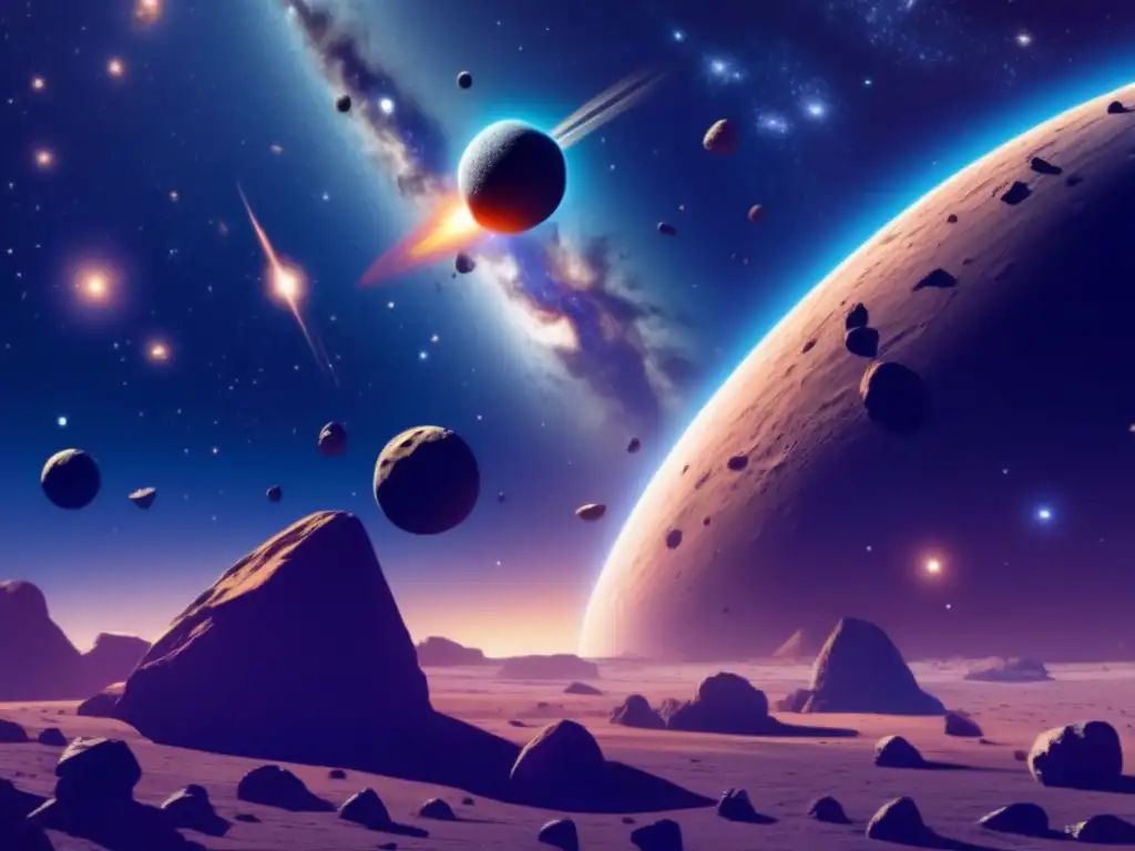 Legislación sobre explotación de asteroides en un vasto espacio con asteroides