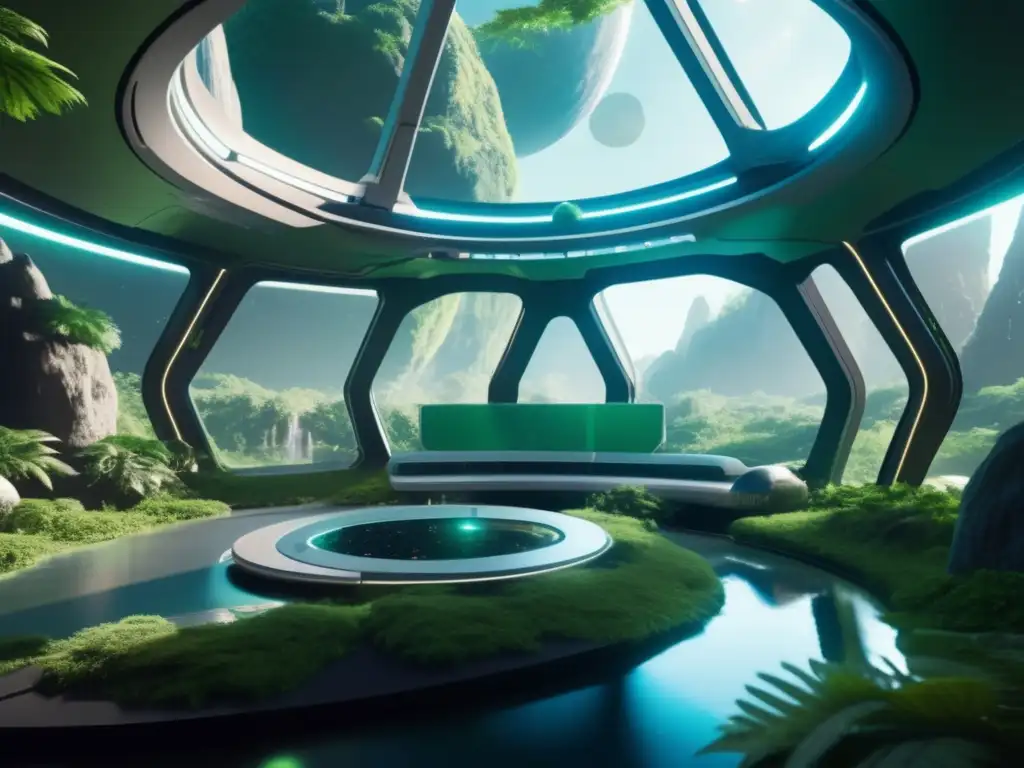 Hábitat espacial futurista en asteroide Terraformación de asteroides: viabilidad y posibilidades