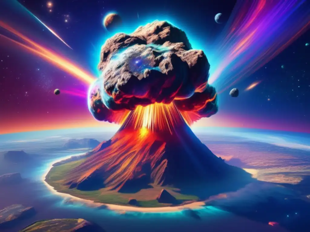 Asteroide amenazante hacia la Tierra Asteroido amenazante hacia la Tierra, lecciones de extinción de dinosaurios por asteroides