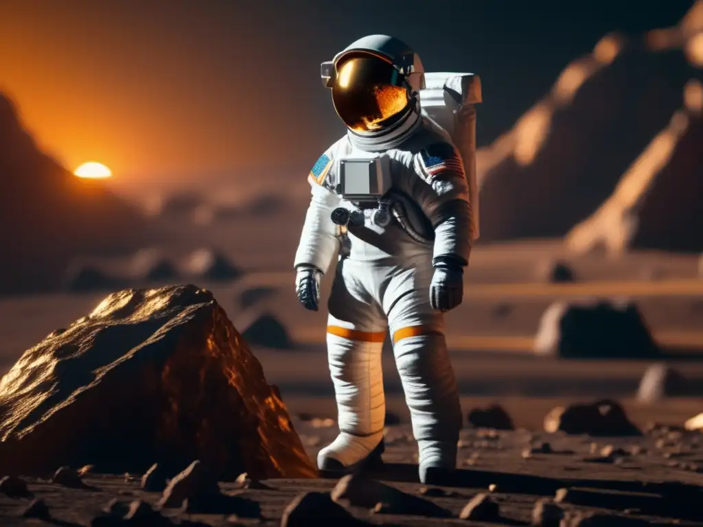 Astronauta en asteroide: Regulaciones internacionales en minería de asteroides