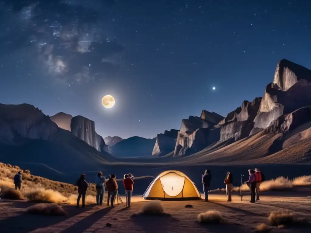 Astrónomos observando ocultación cósmica y exploración de asteroides