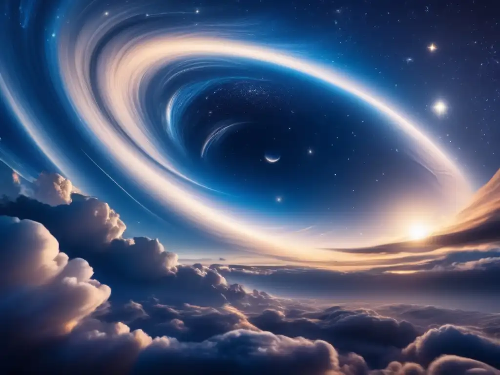 Impresionante imagen 8k de la Tierra y el cielo estrellado Aweinspiring belleza cósmica: papel agencias espaciales en amenazas cósmicas