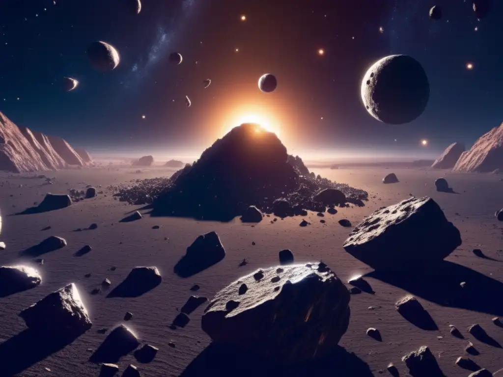 Asteroid field: riquezas celestiales Beneficios de la explotación de asteroides en el espacio