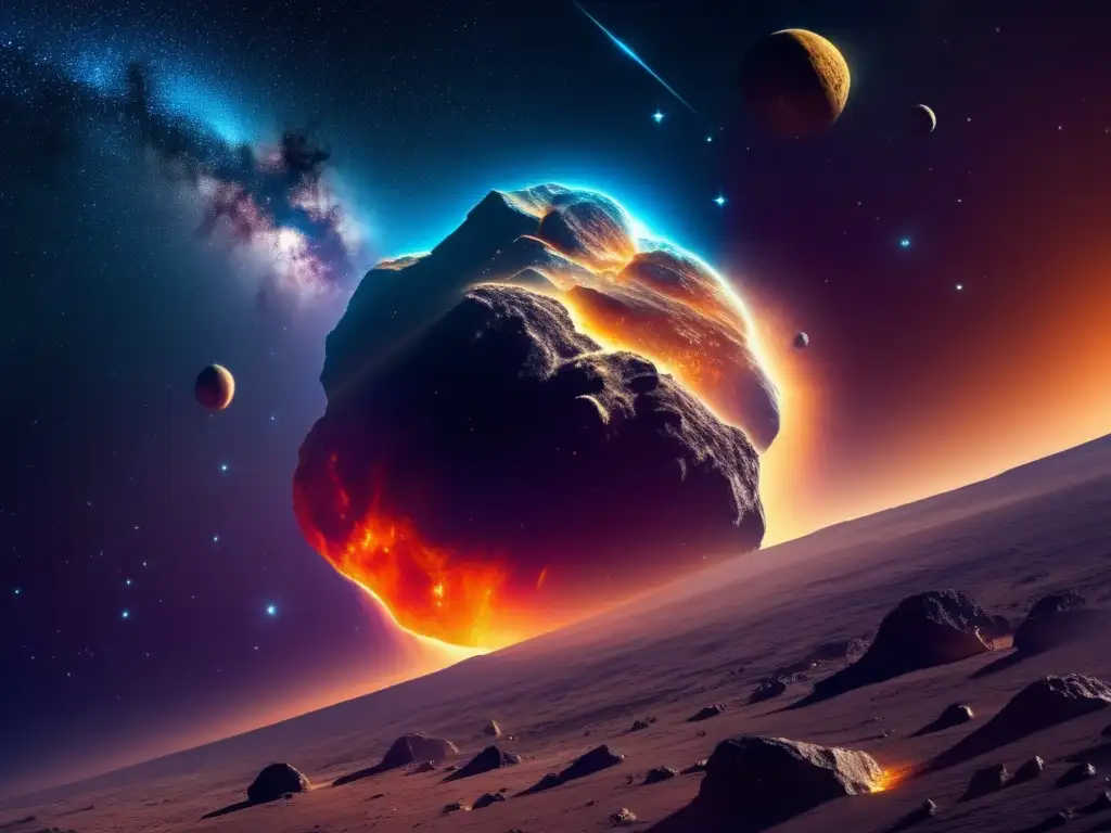 Beneficios de la explotación de asteroides: Robótica minera en vasto espacio estelar con valiosos minerales