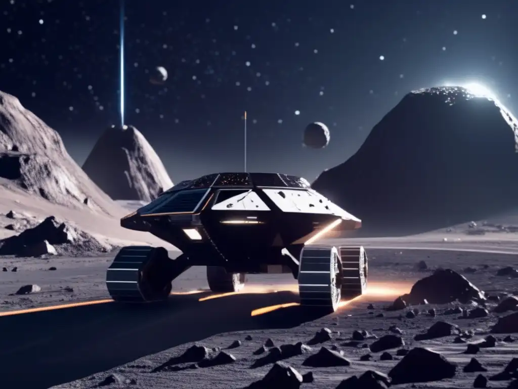 Minería espacial en asteroide: innovación y potencial económico Beneficios económicos de asteroides basálticos en una operación minera futurista en el espacio