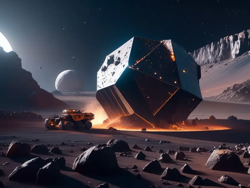 Operación minera espacial en asteroide Beneficios económicos de la minería espacial en asteroide