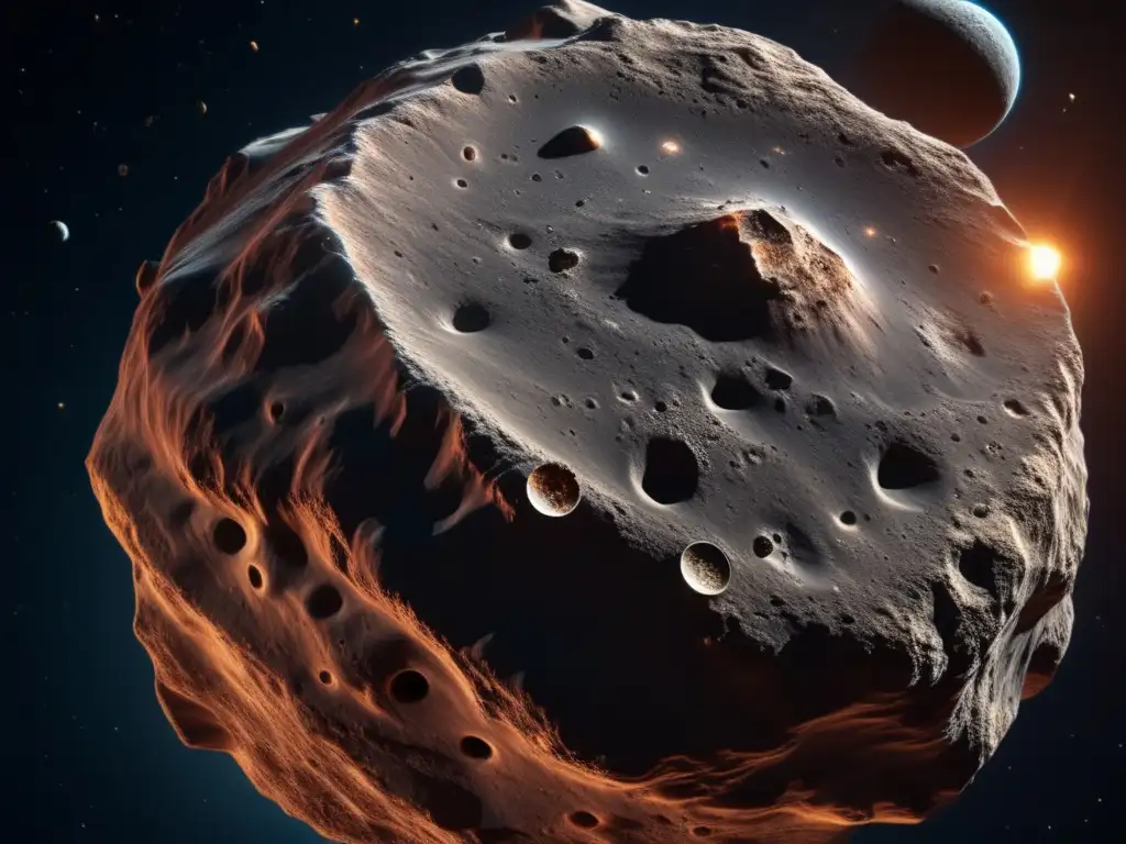 Asteroide en el espacio: exploración y maravilla Búsqueda compuestos orgánicos en asteroides