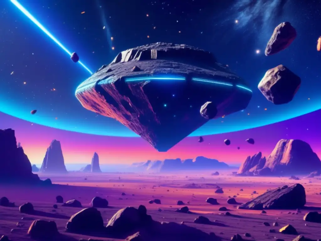 Búsqueda de vida extraterrestre en asteroides con nave espacial avanzada