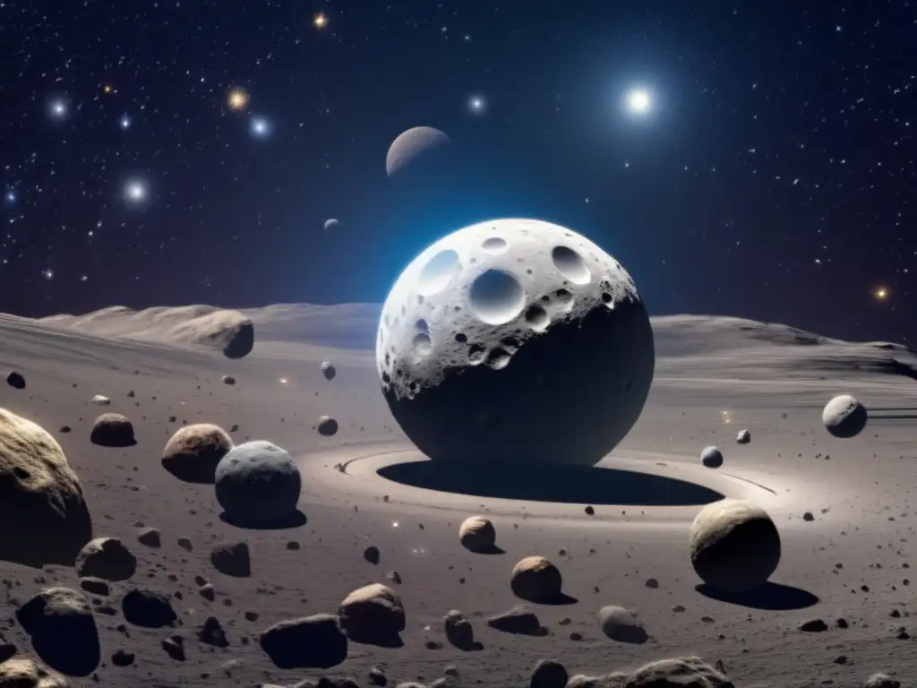 Asteroide Ceres y Vesta en cinturón Exploración y características de Ceres y Vesta en el cinturón de asteroides